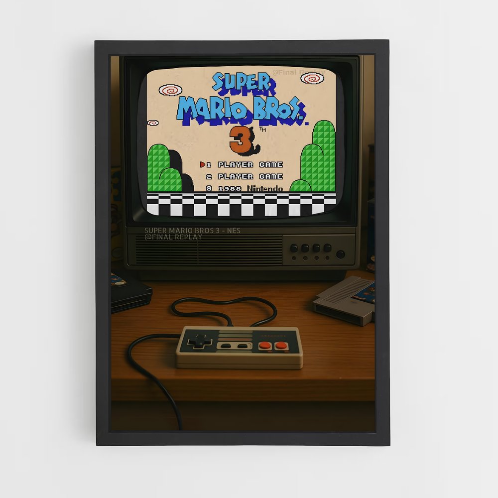 Poster Mario's Adventure – affiche Consoles (vue 2)